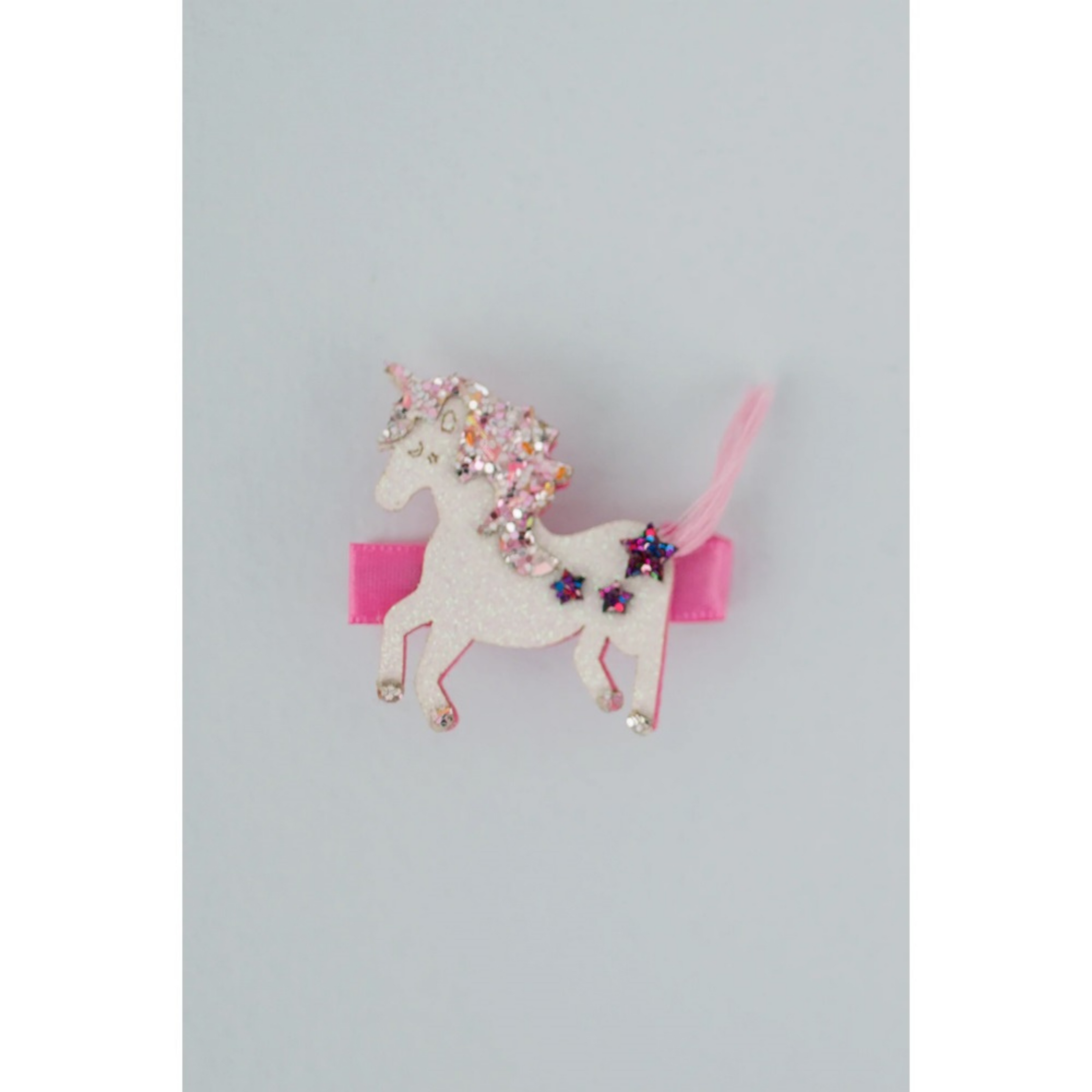 Παιδικό κλιπ μαλλιών Μονόκερος γκλίτερ