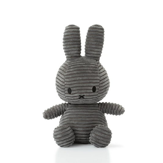 Παιδικό υφασμάτινο κουκλάκι Miffy Corduroy Grey 23cm - 9''
