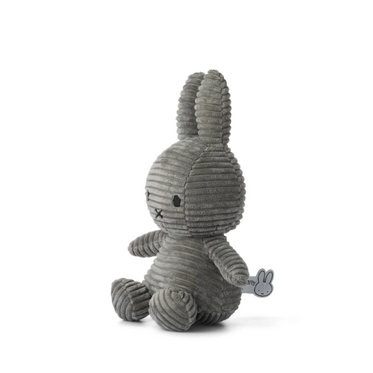 Παιδικό υφασμάτινο κουκλάκι Miffy Corduroy Grey 23cm - 9''