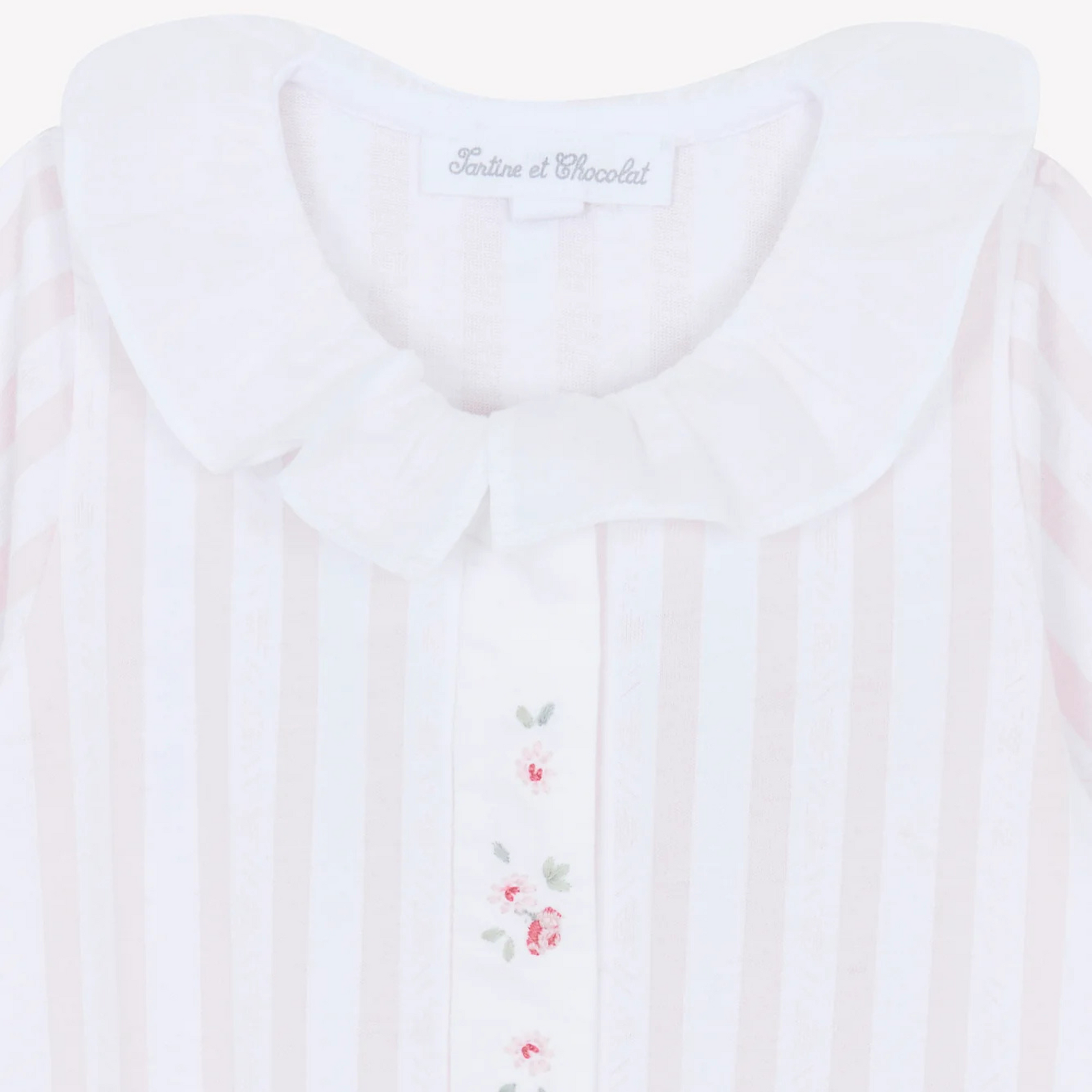 Βρεφικό φορμάκι Ριγέ Απαλό ροζ