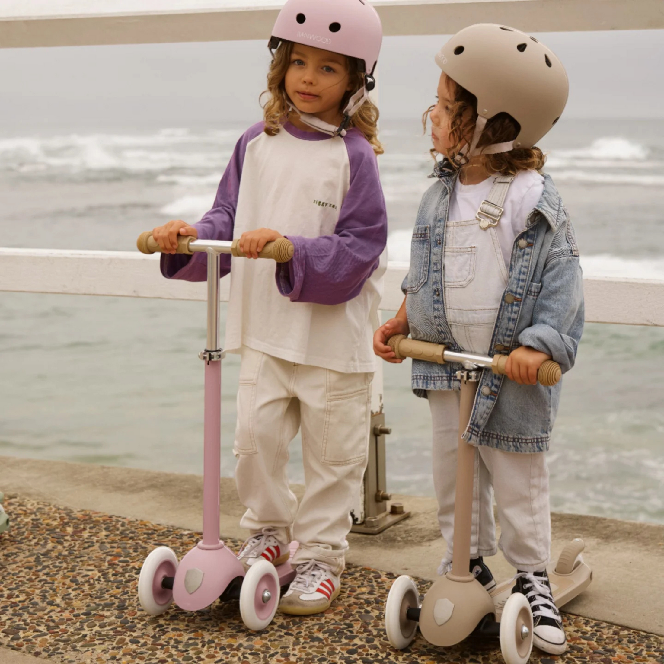 Παιδικό πατίνι ECO Απαλό Ροζ