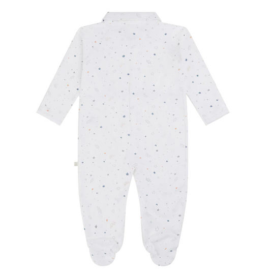 Βρεφική πιτζάμα Star & Crown Μπλε