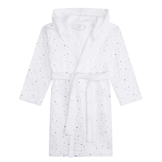 Παιδικό μπουρνούζι Star & Crown Μπλε