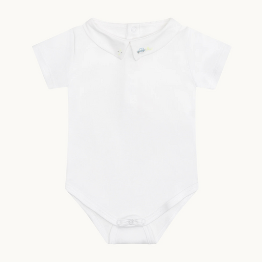 Βρεφικό φορμάκι με κέντημα Αυτοκίνητο