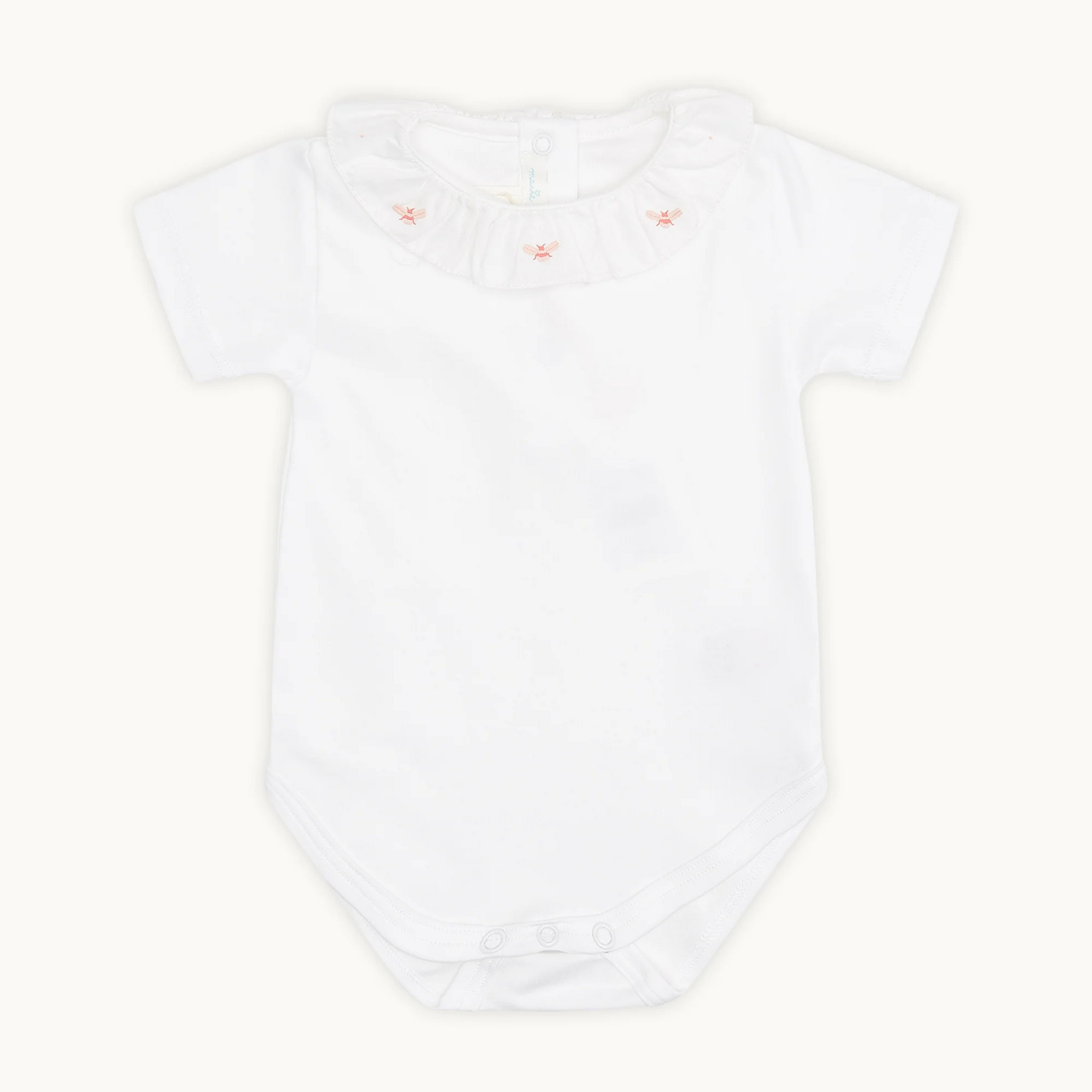 Βρεφικό φορμάκι με κέντημα Μέλισσα