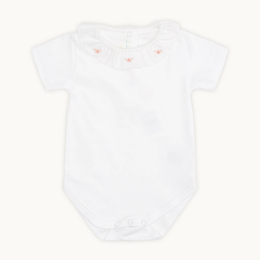 Βρεφικό φορμάκι με κέντημα Μέλισσα