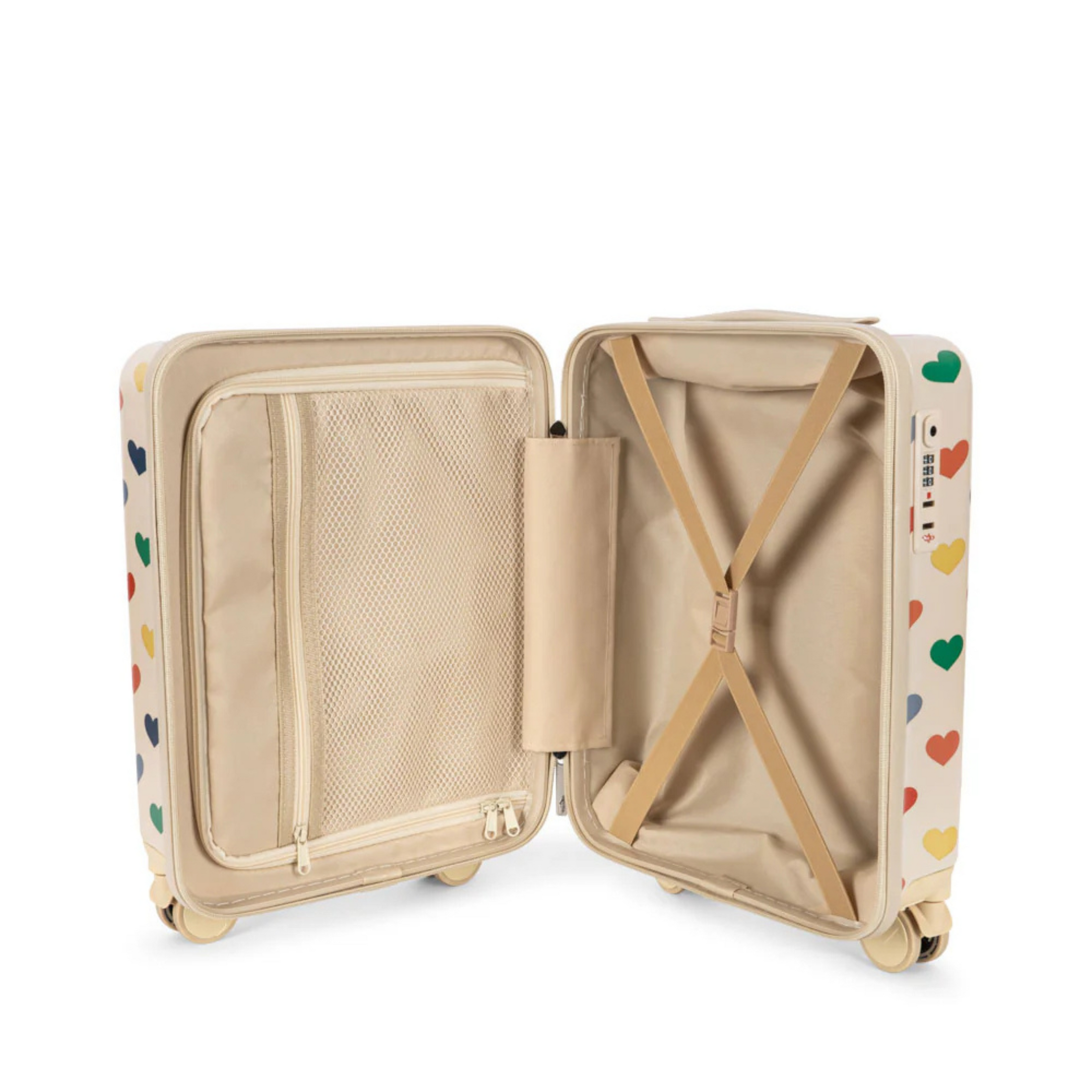 Παιδική βαλίτσα ταξιδιού με σχέδιο Καρδιές