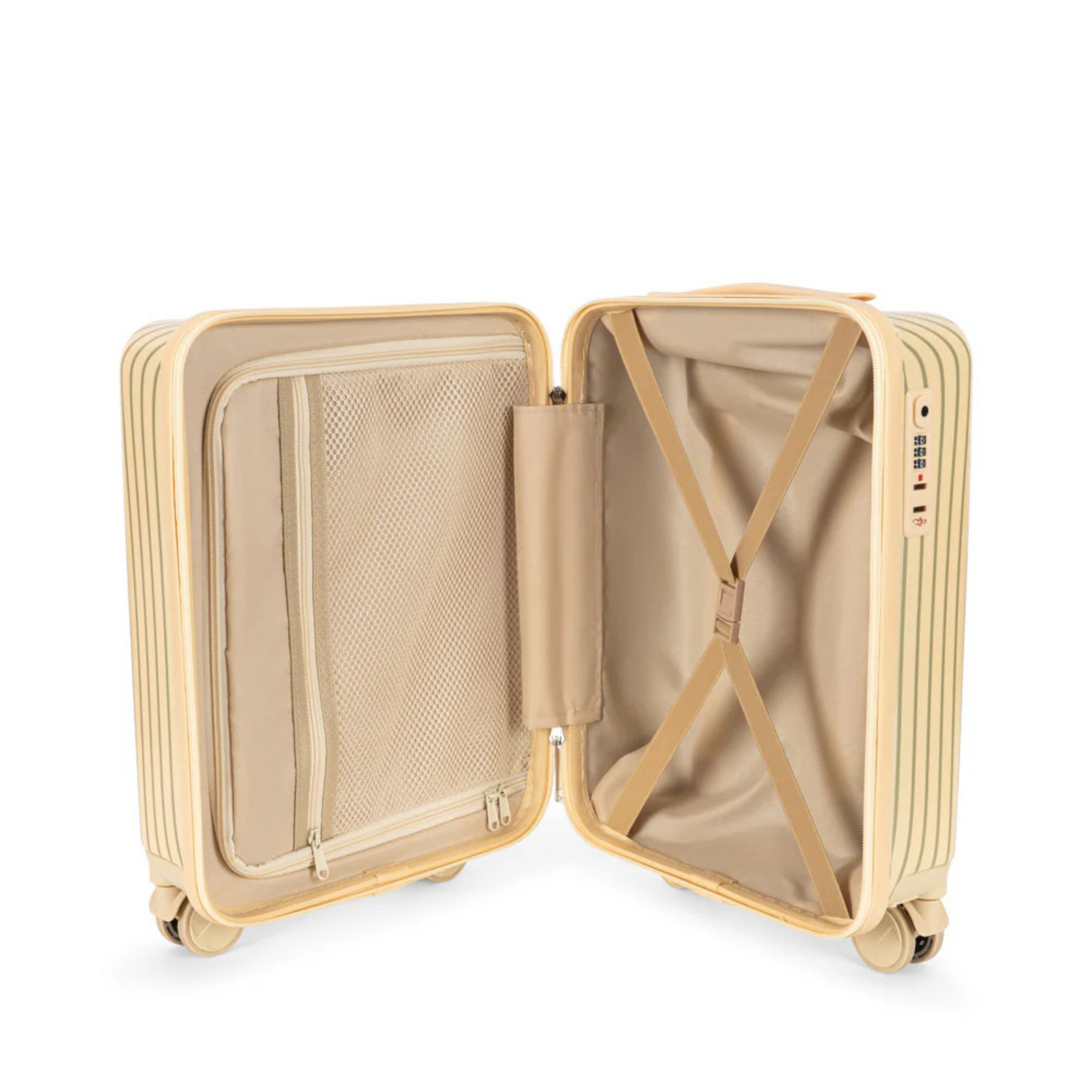 Παιδική βαλίτσα ταξιδιού με σχέδιο Πράσινε Ρίγες