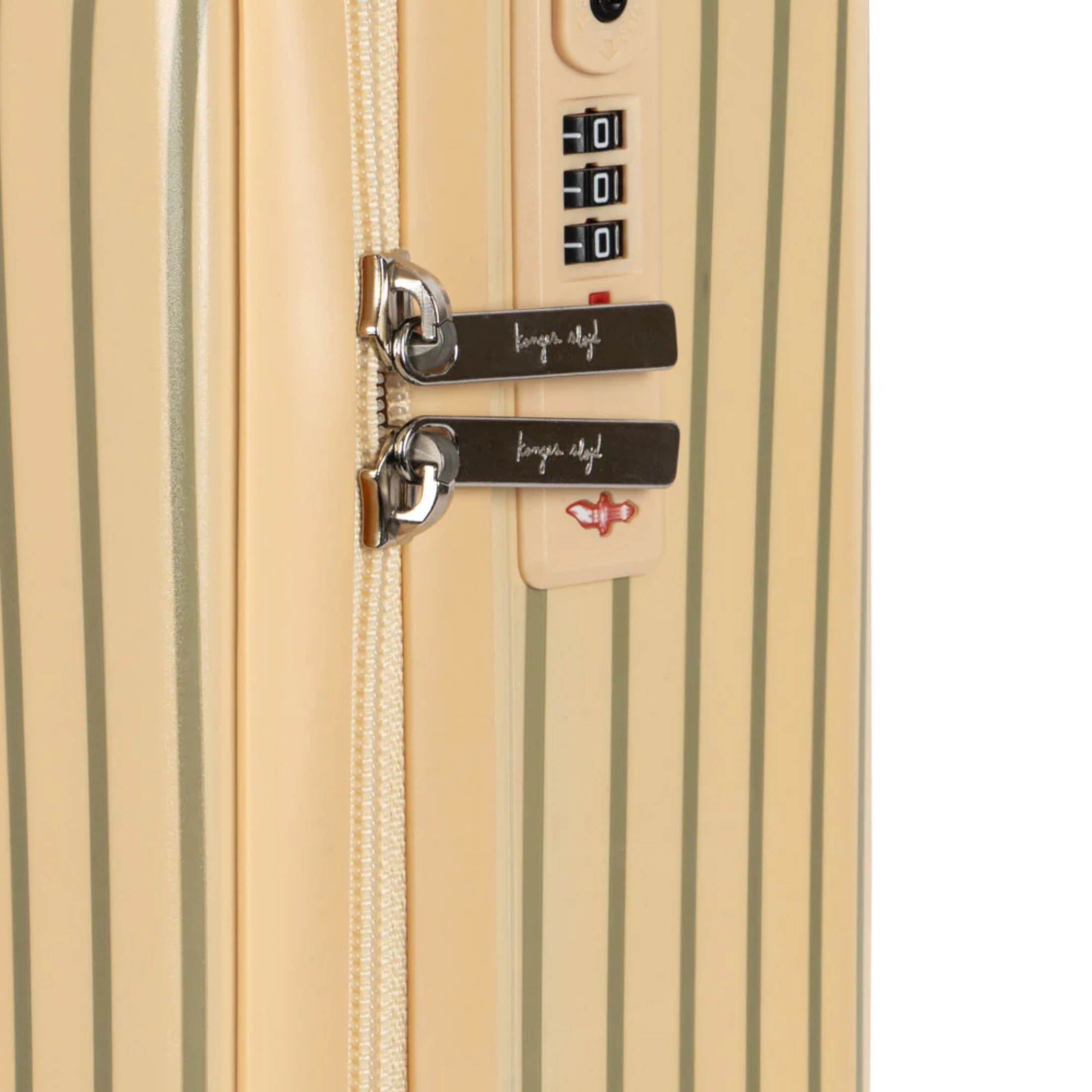 Παιδική βαλίτσα ταξιδιού με σχέδιο Πράσινε Ρίγες