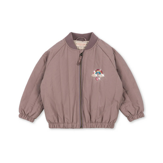 Παιδικό μπουφάν bomber με σχέδιο Ουράνιο Τόξο