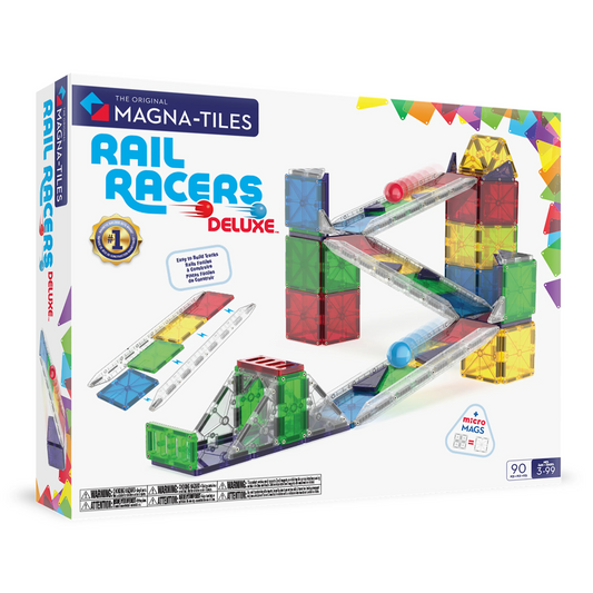 Μαγνητικό παιχνίδι Rail Racers DLX 90 κομμάτια σετ