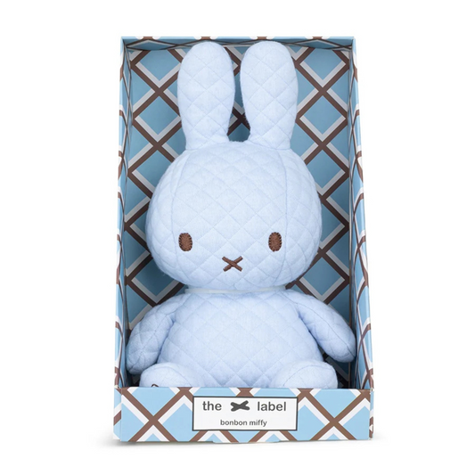 Παιδικό υφασμάτινο κουκλάκι BonBon Miffy Blue in giftbox 23cm-9''