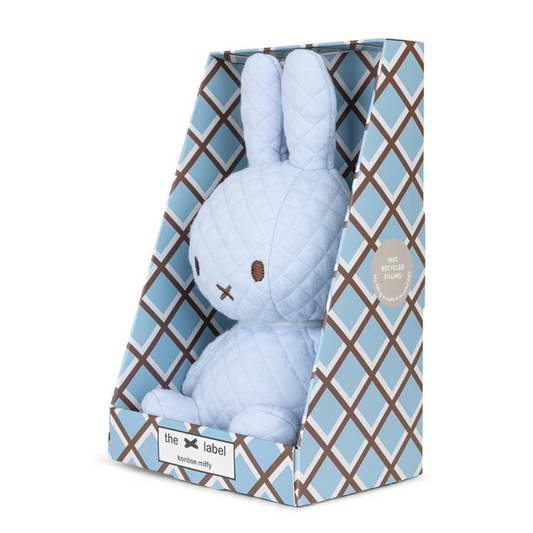 Παιδικό υφασμάτινο κουκλάκι BonBon Miffy Blue in giftbox 23cm-9''