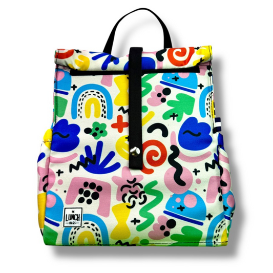 Παιδική τσάντα φαγητού POP με μαύρα χερούλια