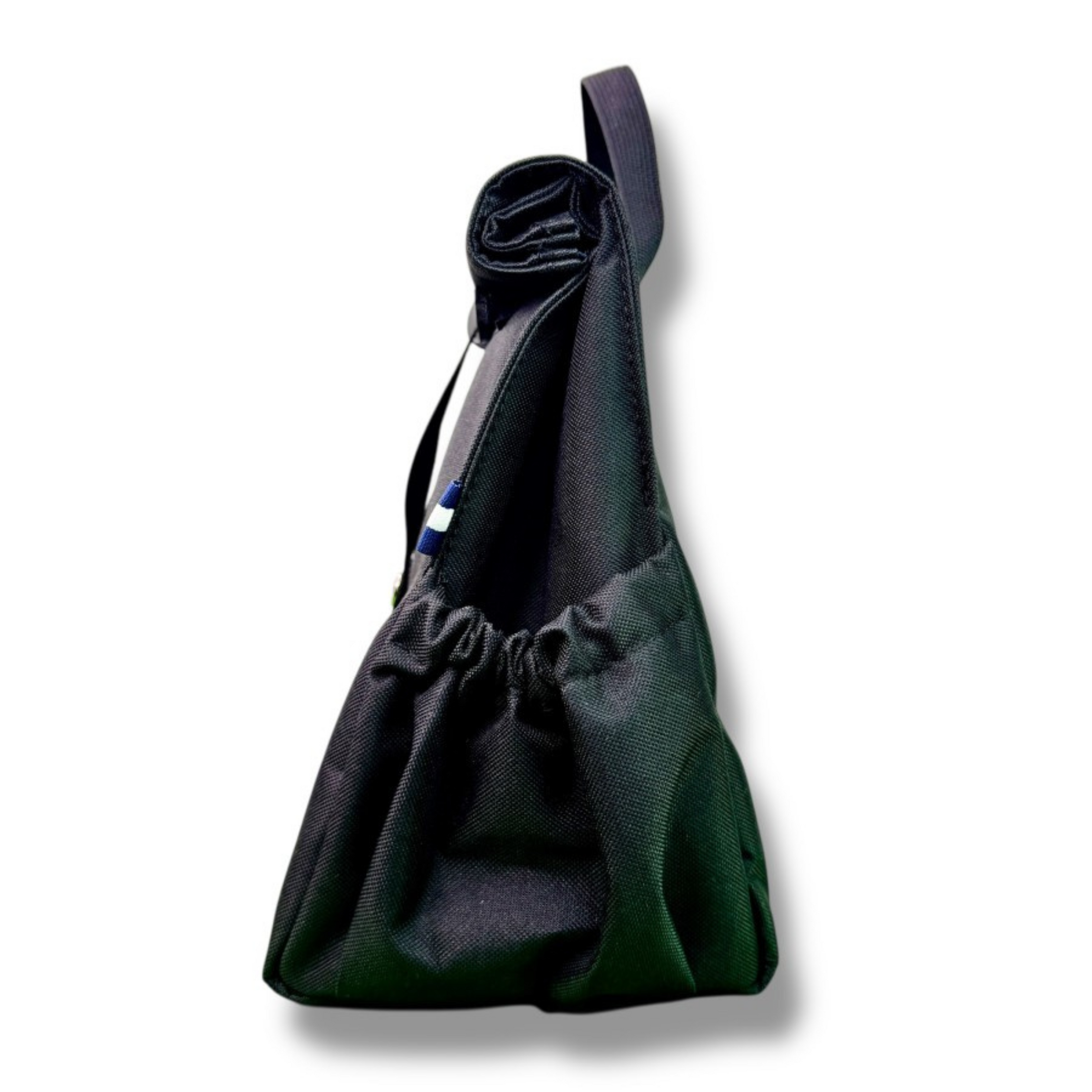 Παιδική τσάντα φαγητού Black με μαύρα χερούλια