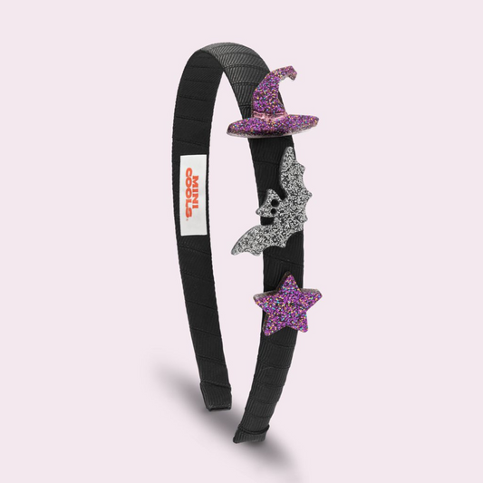 Παιδική στέκα μαλλιών με glitter Halloween