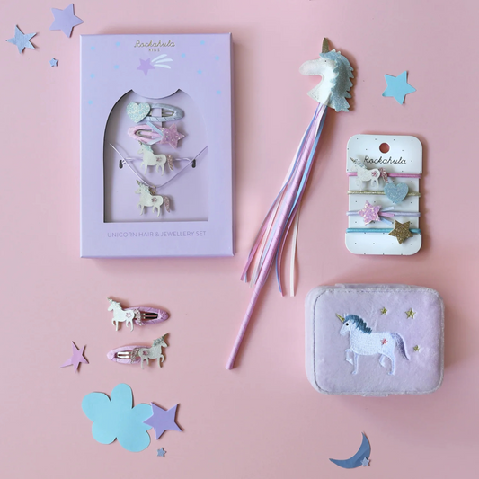 Παιδικά κλιπ μαλλιών Unicorn