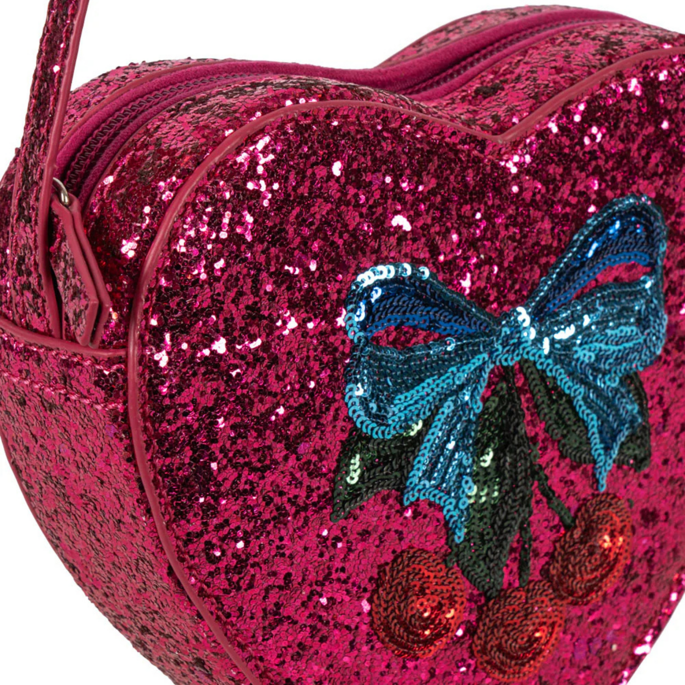 Παιδική τσάντα με γκλίτερ Heart Bow