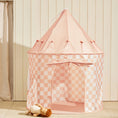 Φορτώστε την εικόνα στον προβολέα γκαλερί, Παιδική σκηνή παιχνιδιού Ροδακινί καρό
