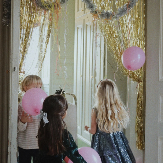 Παιδικό φόρεμα με παγιέτα Rosie Bel Air blue