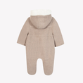 Φορτώστε την εικόνα στον προβολέα γκαλερί, Βρεφικό πλεκτό ολόσωμο φορμάκι μπεζ