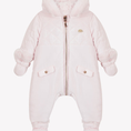 Φορτώστε την εικόνα στον προβολέα γκαλερί, Βρεφικό ολόσωμο μπουφάν Pale Pink