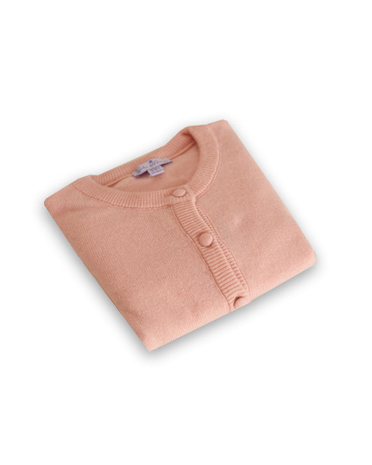 Παιδική μάλλινη ζακέτα Ροζ