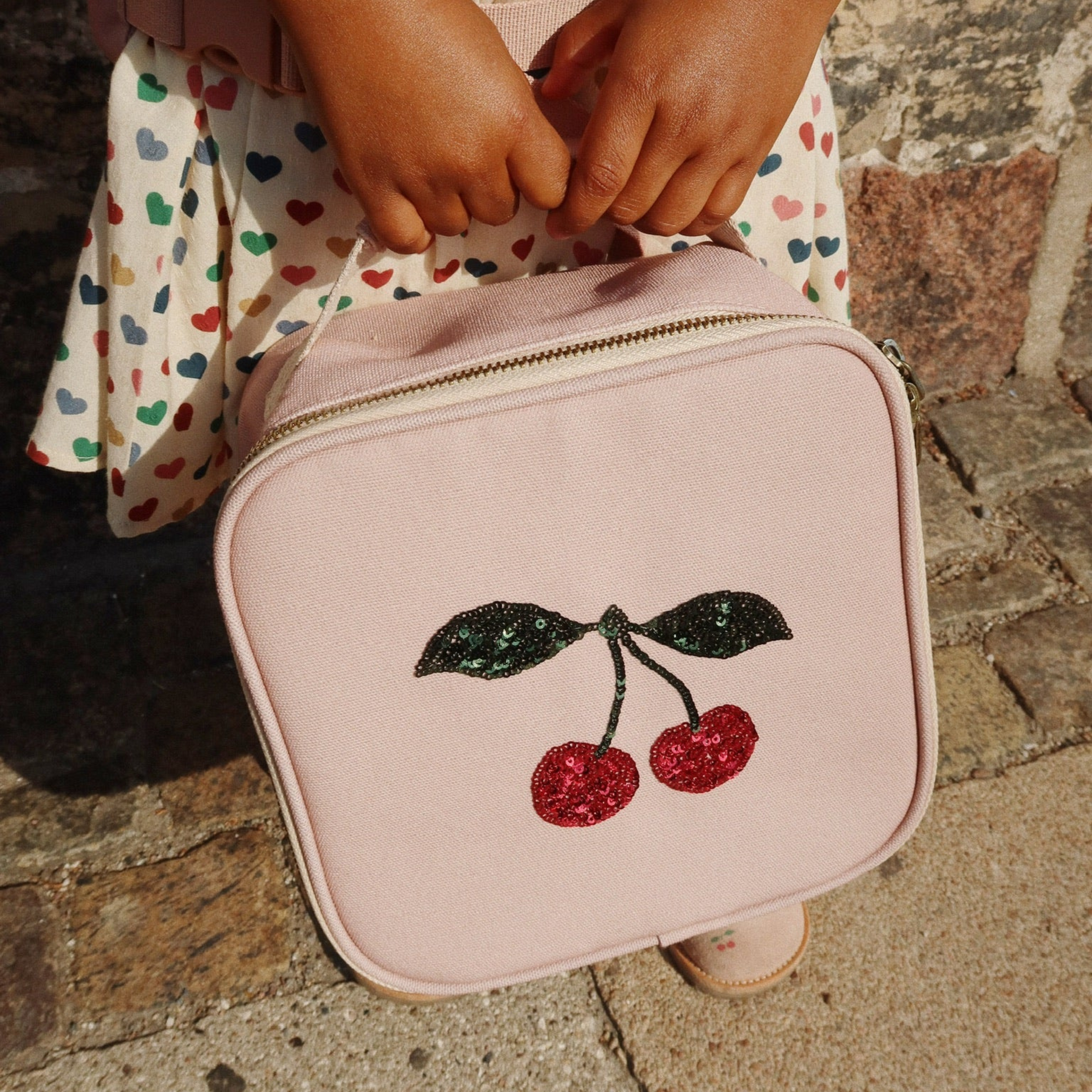 Παιδική μίνι τσάντα φαγητού θερμός Cherry