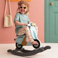 Φορτώστε την εικόνα στον προβολέα γκαλερί, Παιδικό ξύλινο παιχνίδι κουνιστό Σκούτερ (Vespa) λευκό