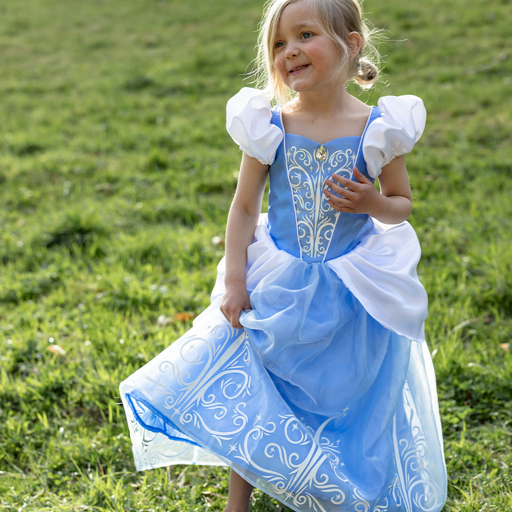 Παιδική αποκριάτικη στολή  με γκλίτερ Σταχτοπούτα Great Pretenders