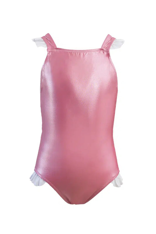 Girls One-Piece Swimsuit Satinato Pink