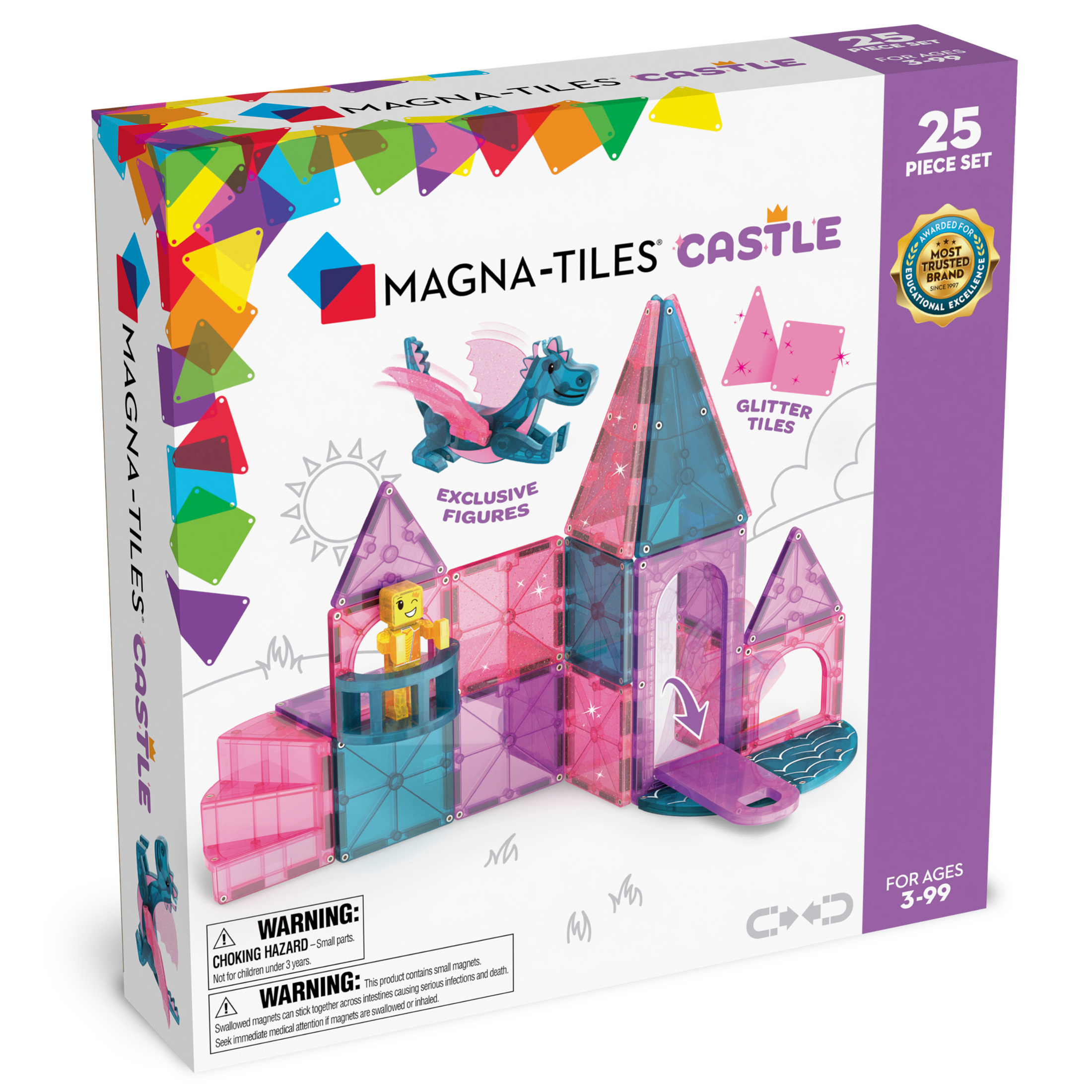 Magnetic Castle toy 25 pieces set