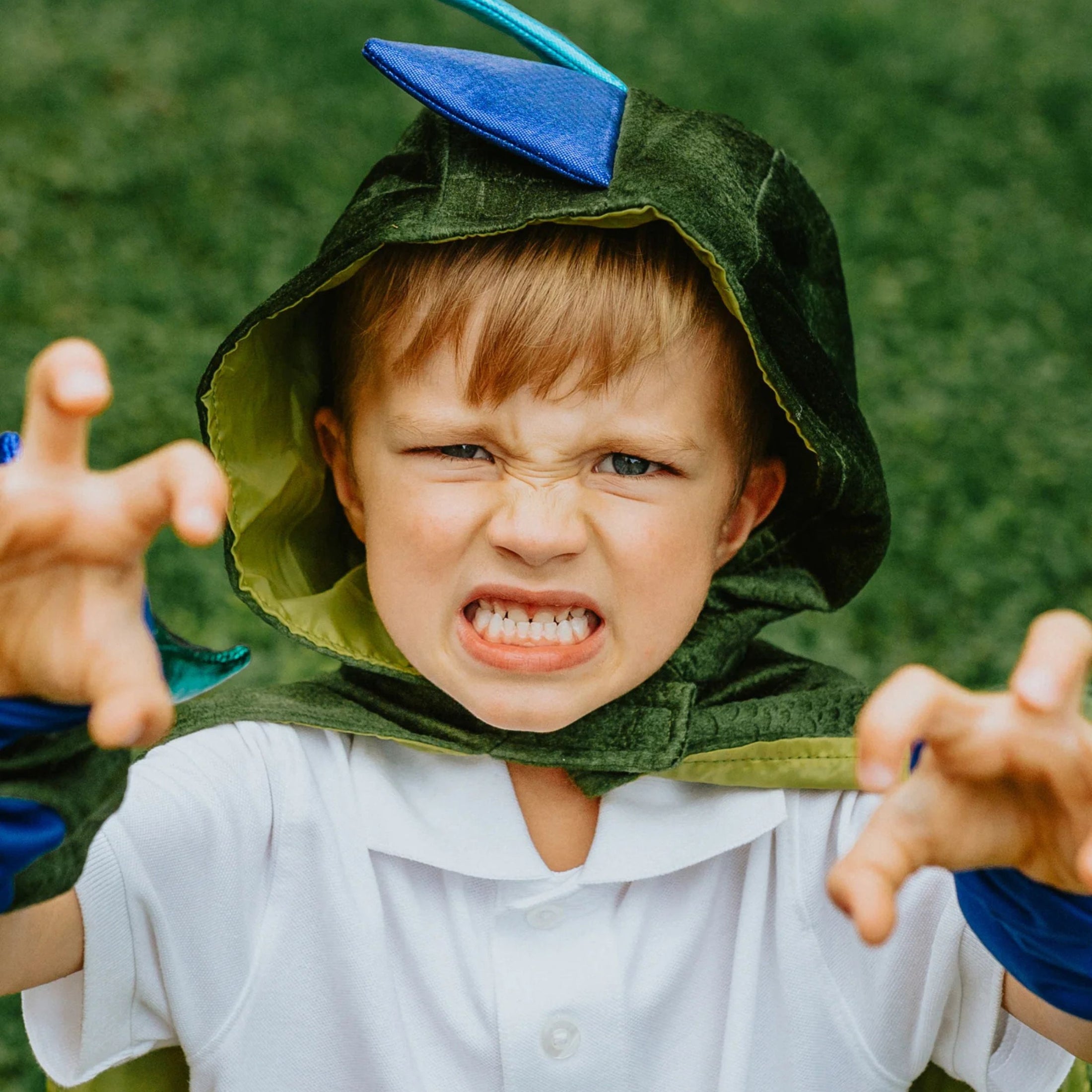 Παιδική αποκριάτικη στολή κάπα Δράκος με γάντια Great Pretenders