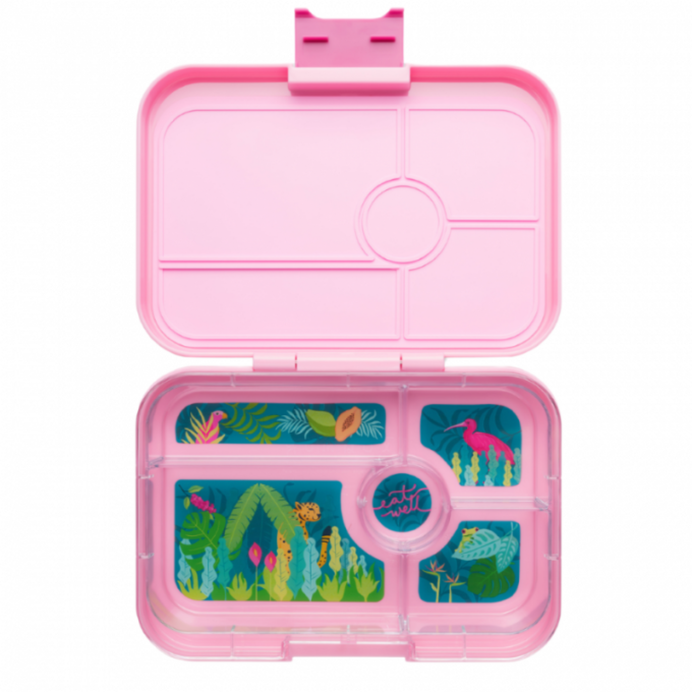 Children's Lunch Box with 5 Compartments Capri Pink-Pastel Jungle