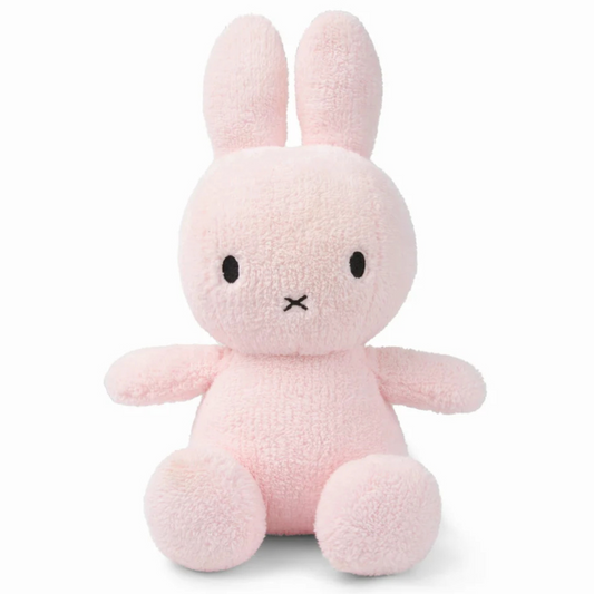 Παιδικό υφασμάτινο κουκλάκι Miffy Terry Light Pink 33cm - 13''