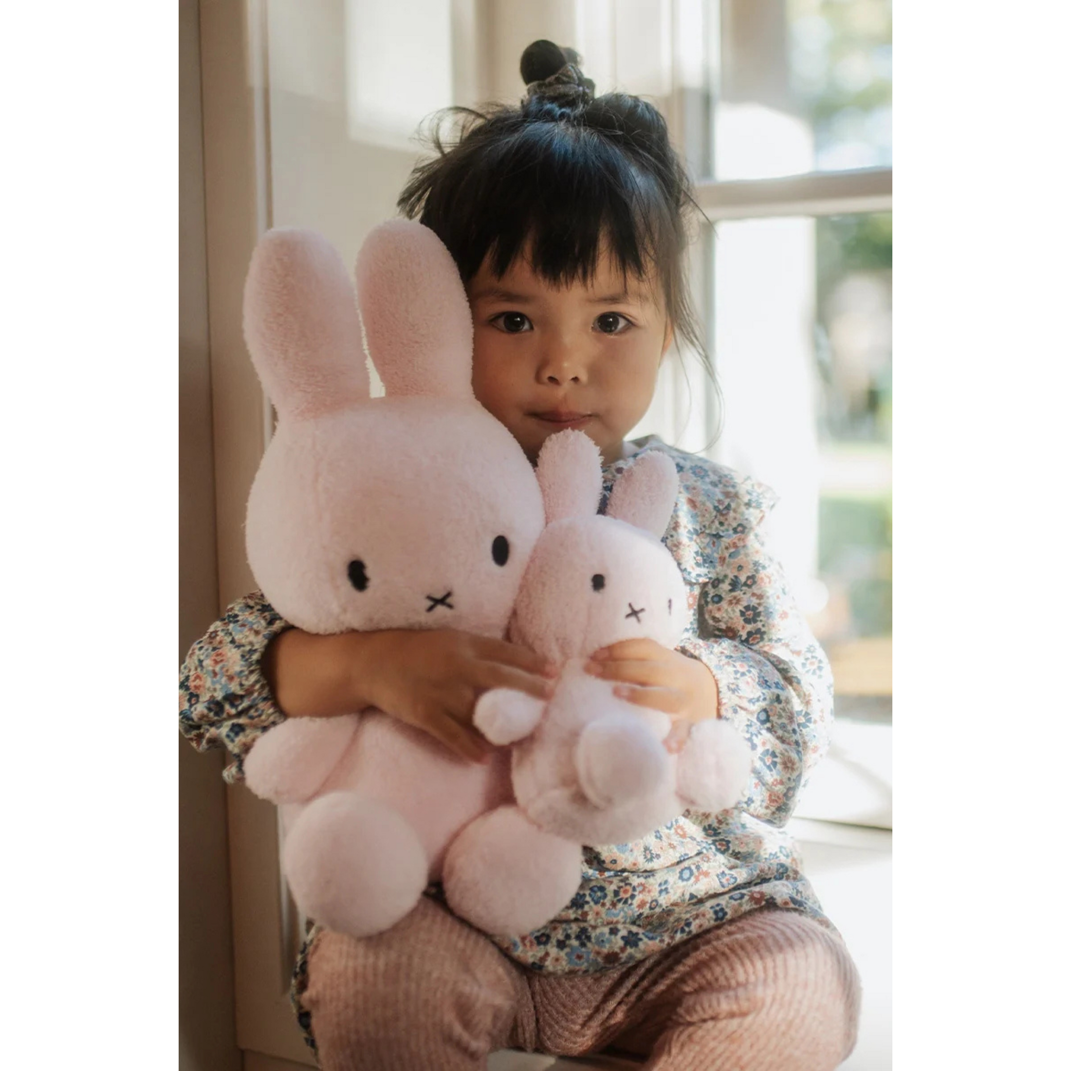 Παιδικό υφασμάτινο κουκλάκι Miffy Terry Light Pink 33cm - 13''