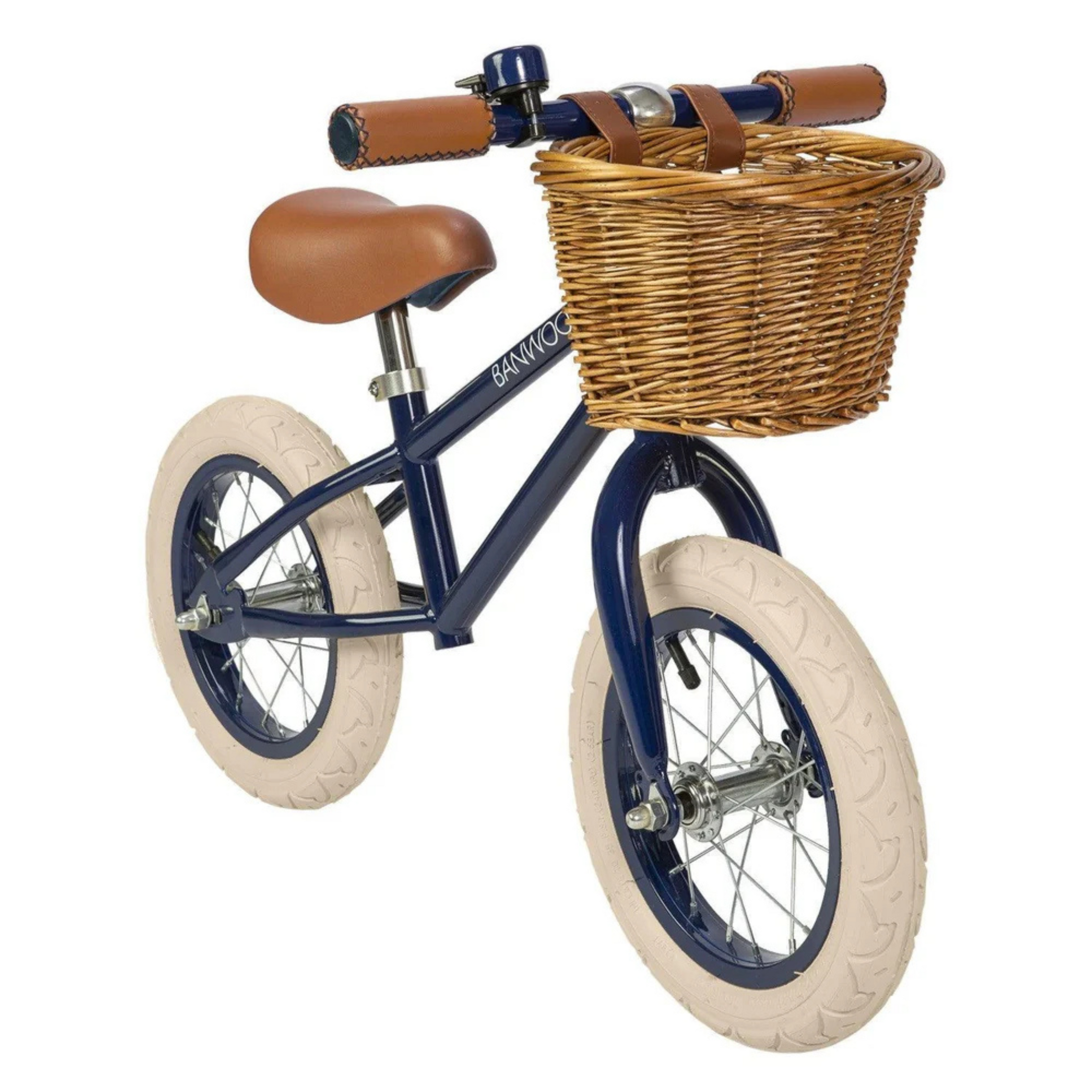 Children's balance bike First Go Navy Blue