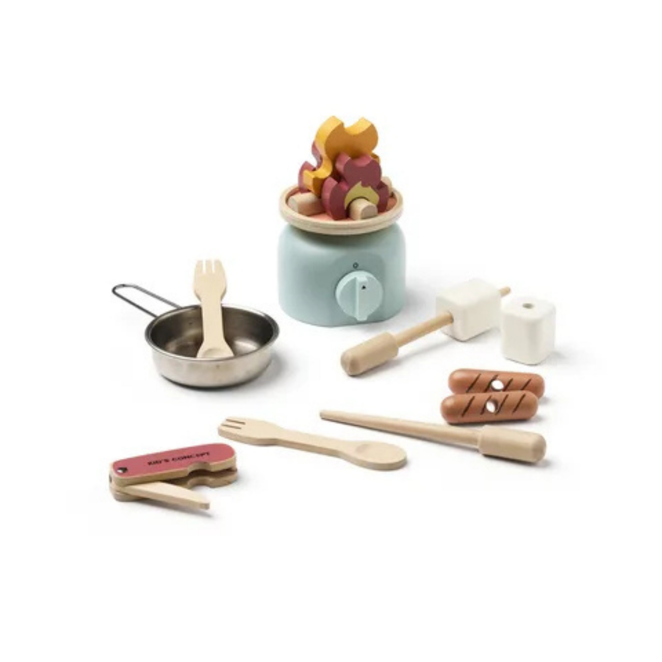 Children's wooden camping cooking set KID'S HUB