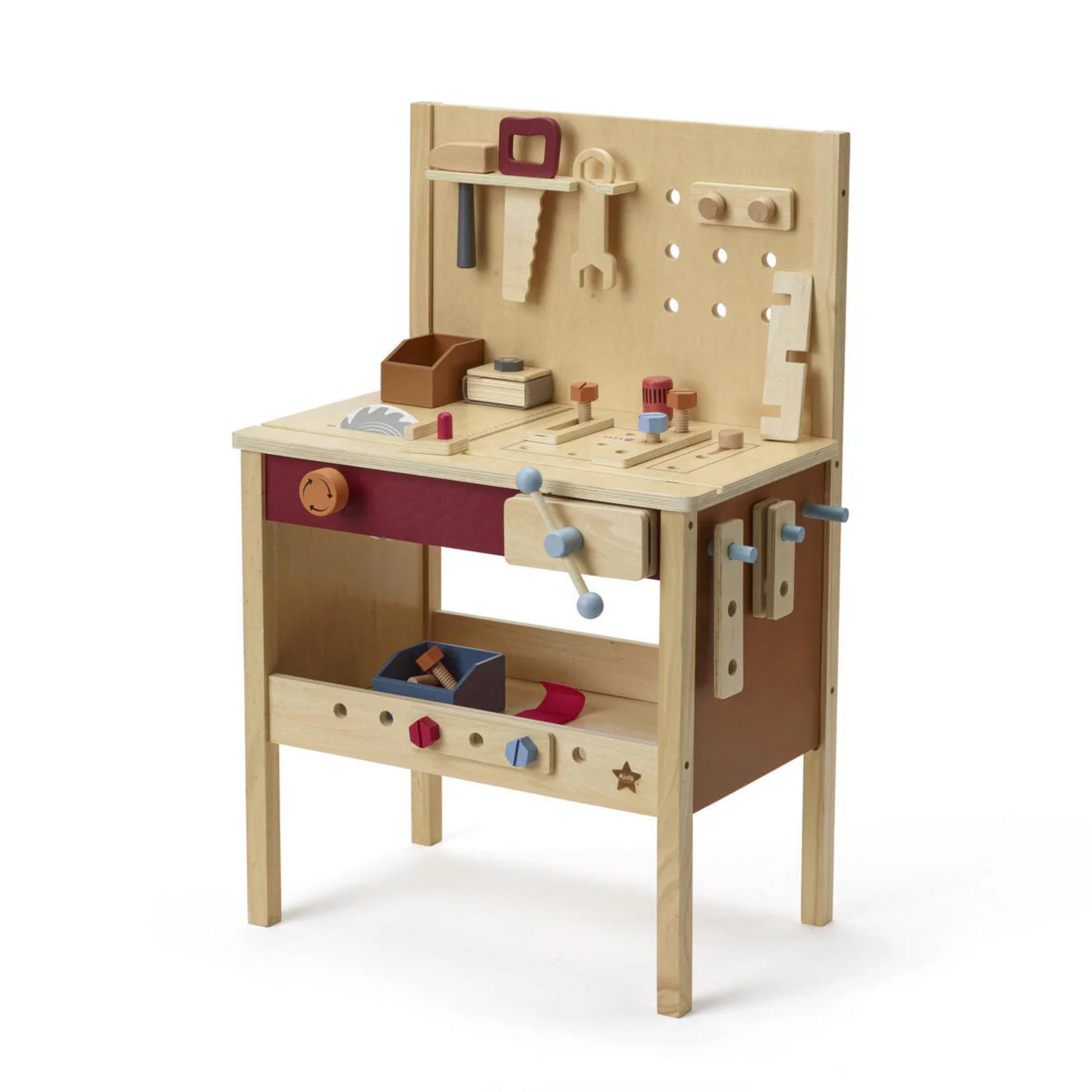 Children's wooden toy tool bench KID'S HUB