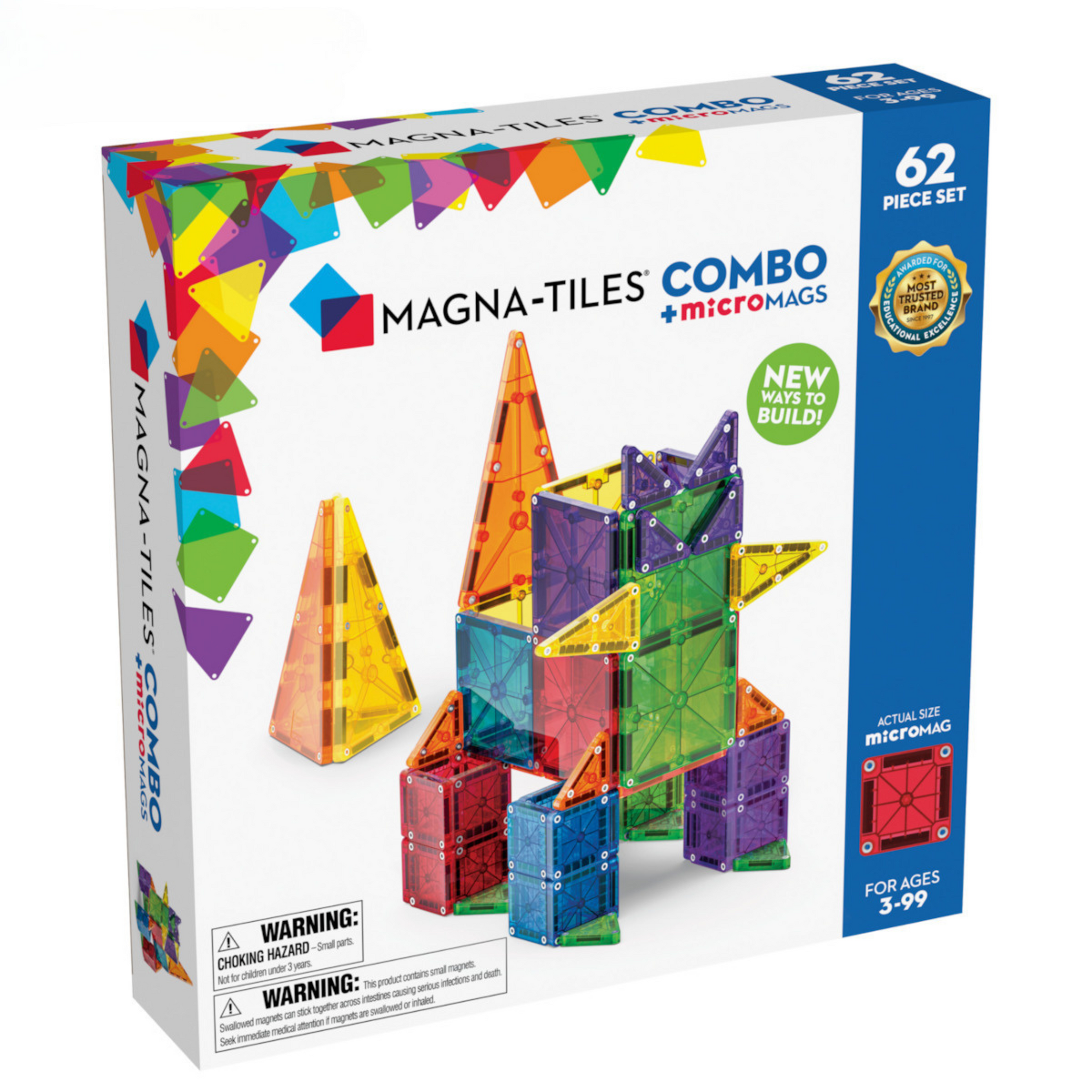 Magnetic toy Combo 62 pieces set