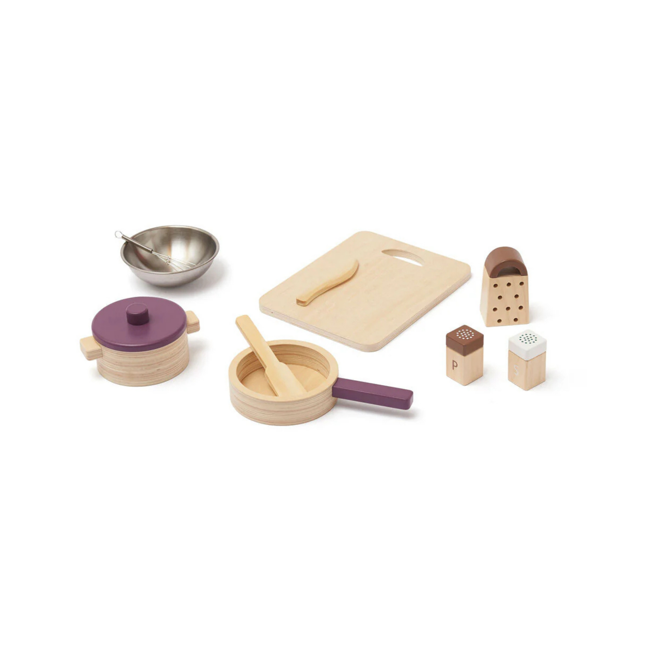 Children's wooden toy cooking set Bistrot