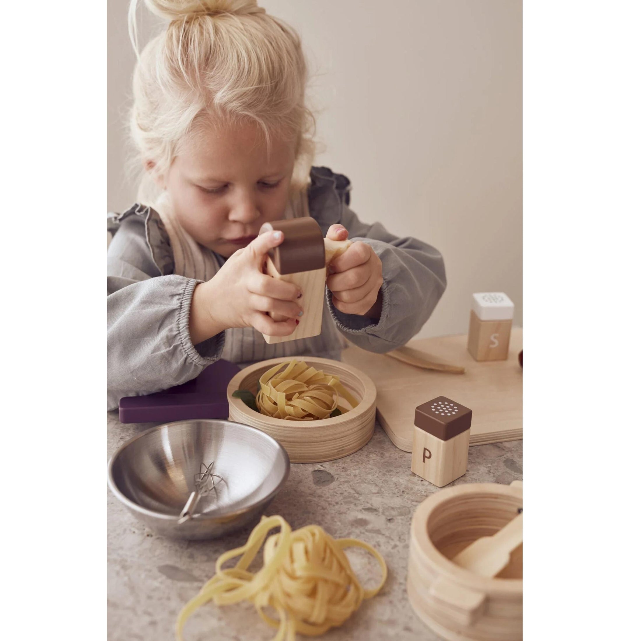Παιδικό ξύλινο παιχνίδι σετ μαγειρικής Bistrot