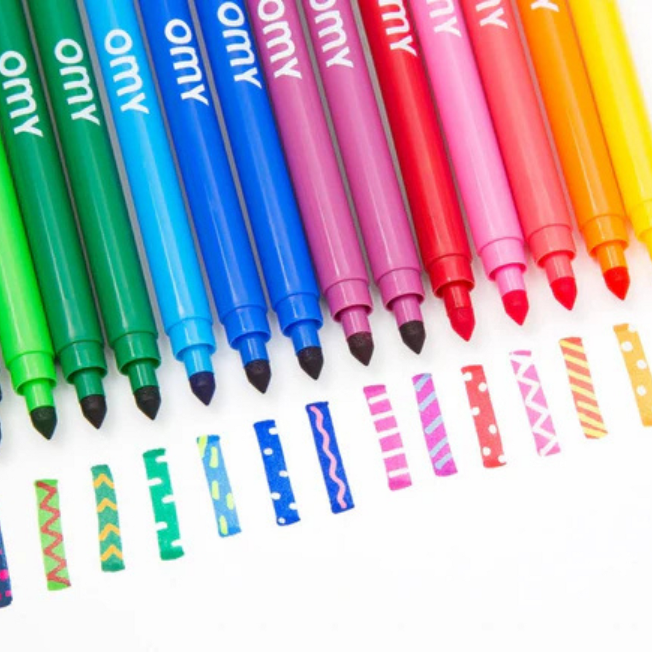 Children's set of 16 double-sided markers