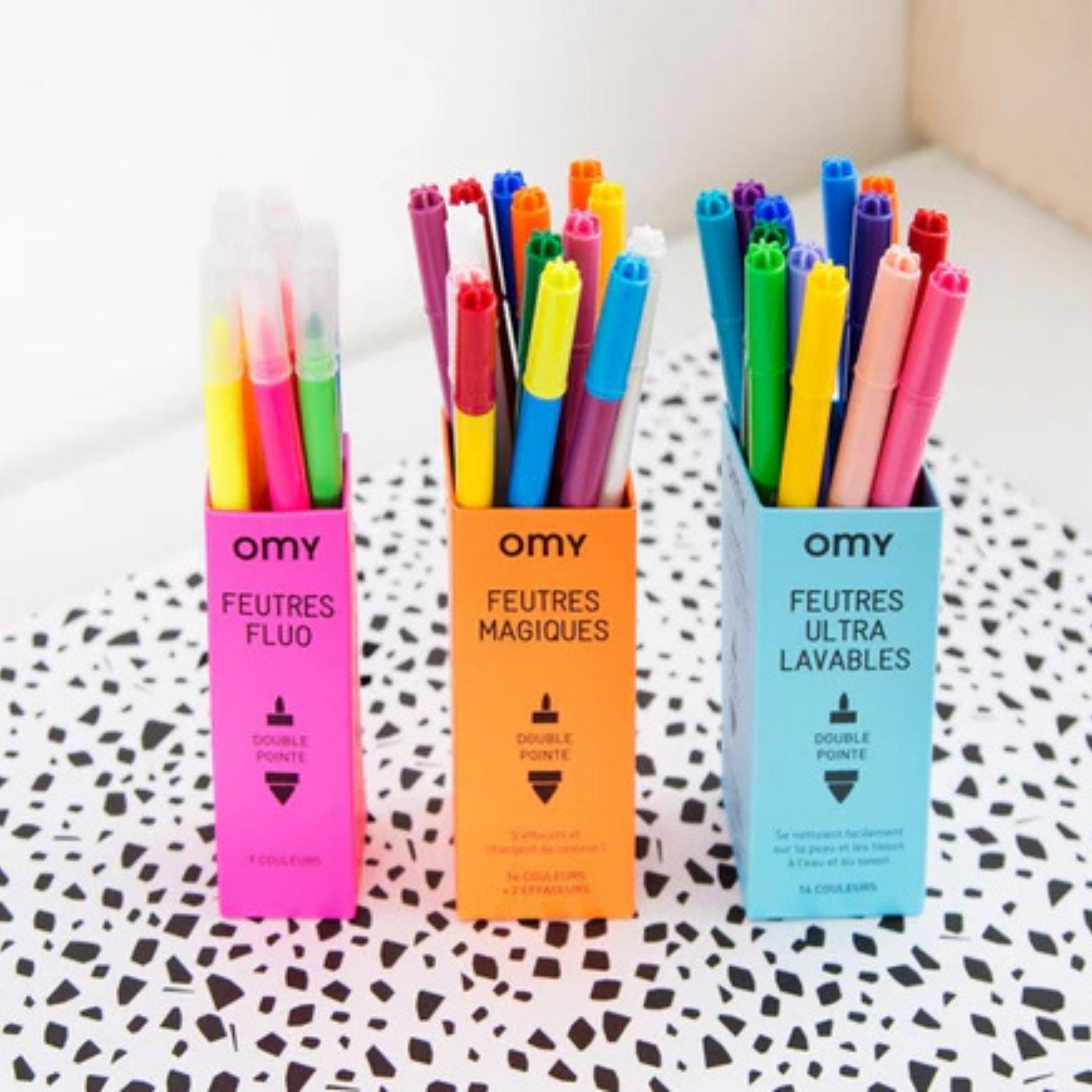 Children's set of 16 double-sided markers