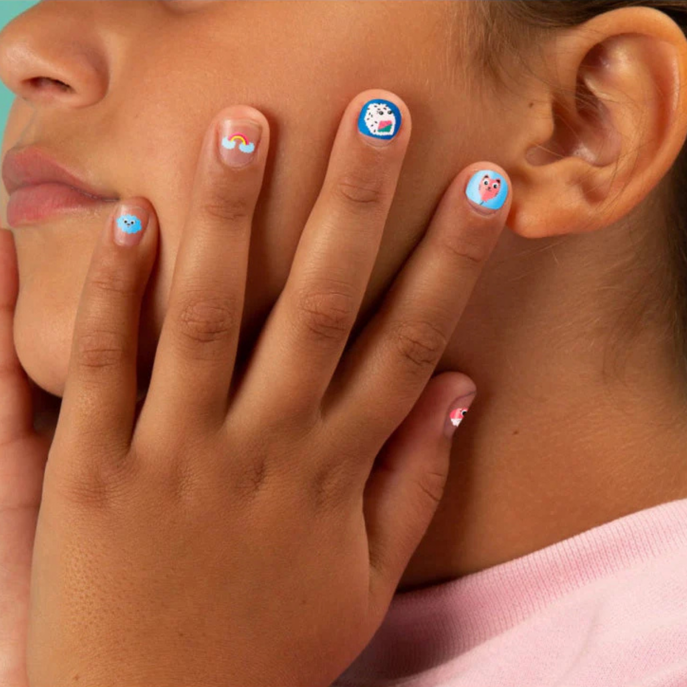 Girls nail sticker set Unicorn Lilly