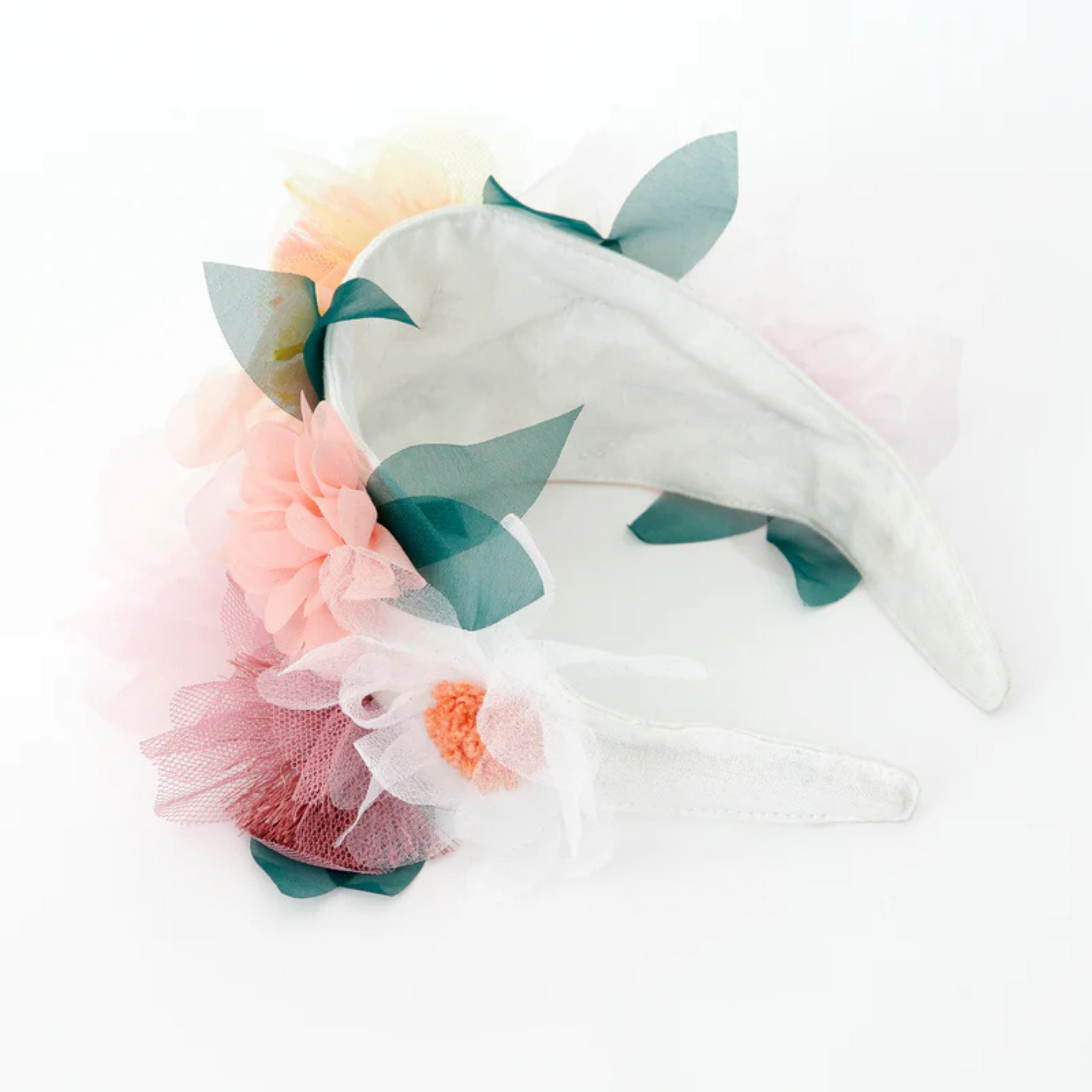 Girls headband with flowers