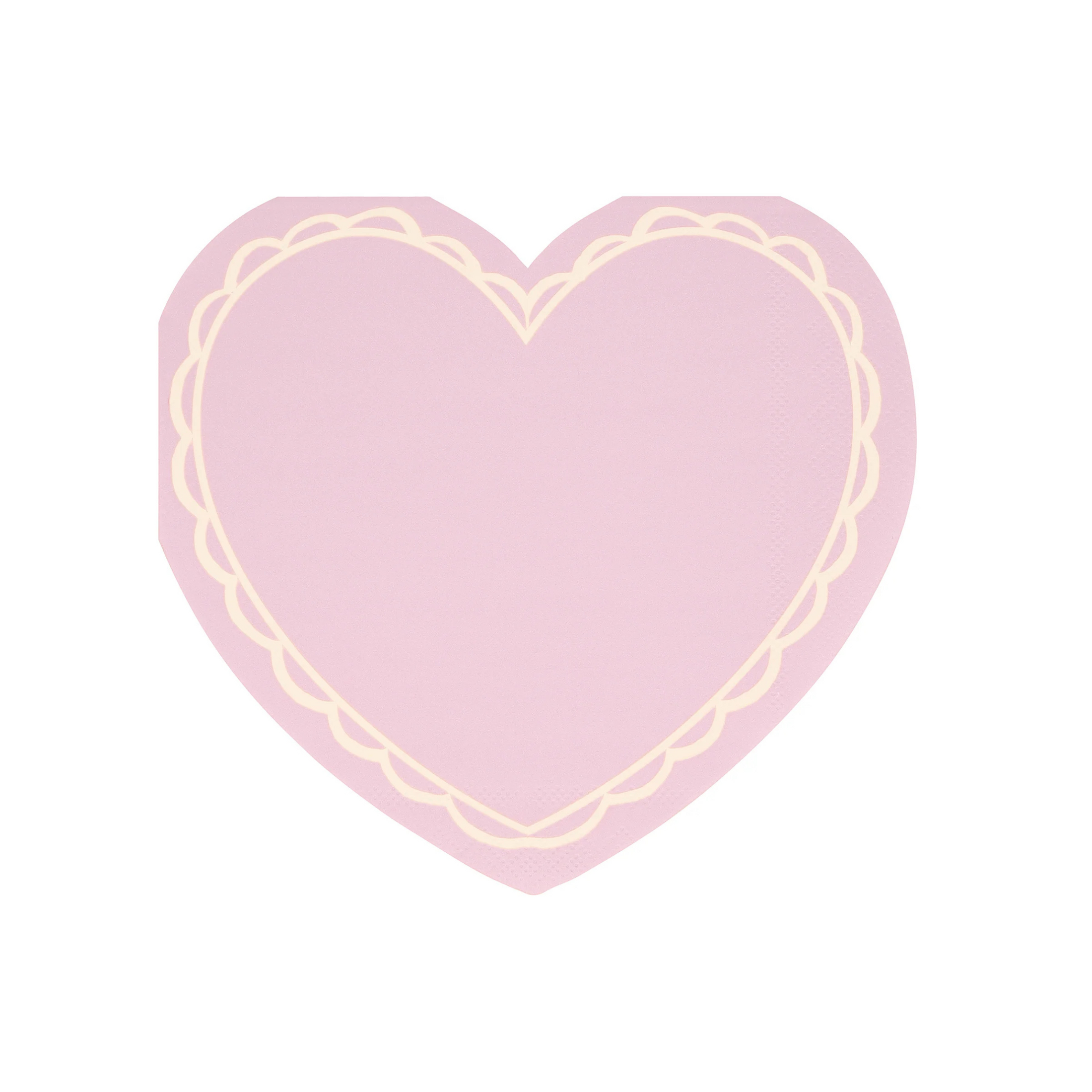 Children's large napkins Pastel heart