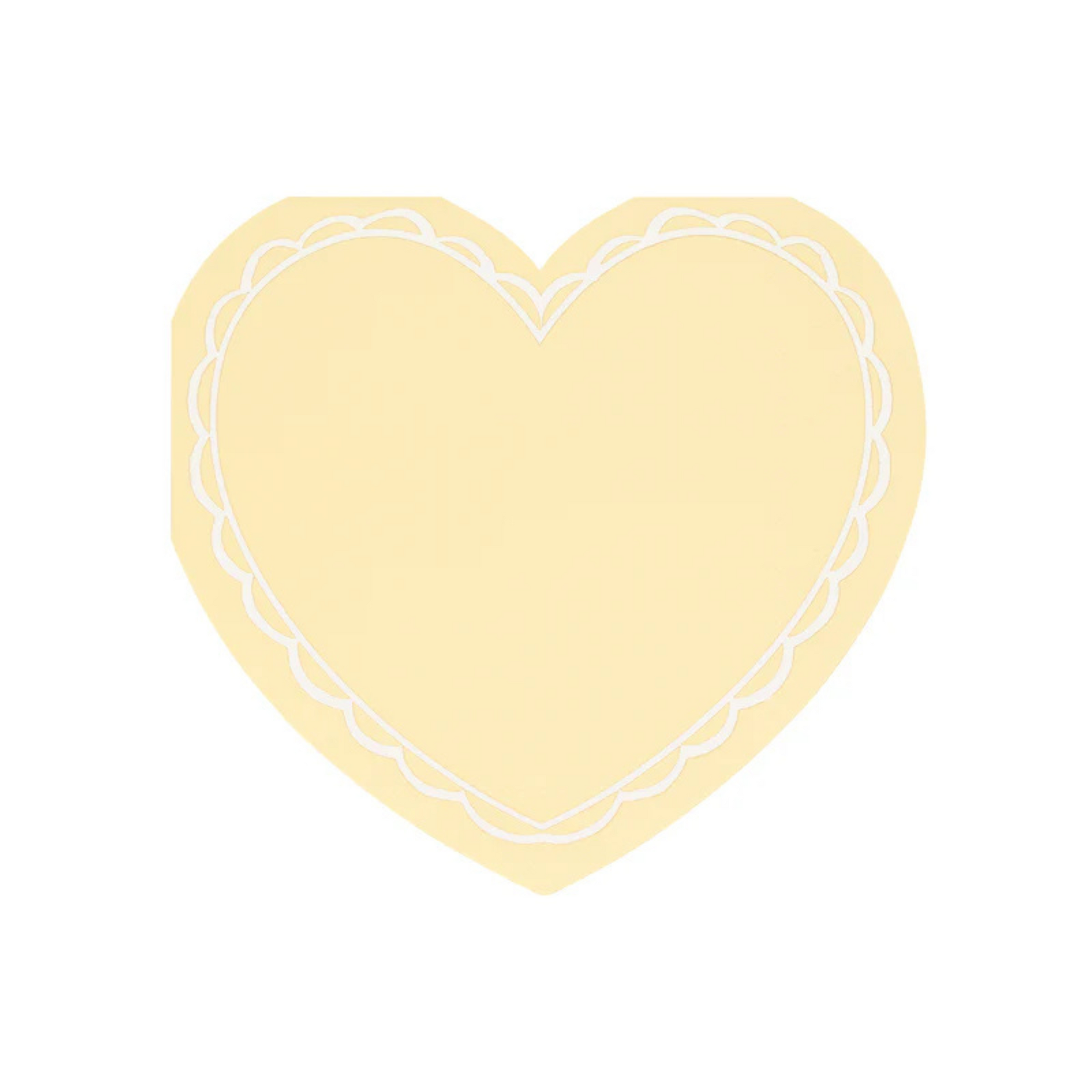 Children's large napkins Pastel heart