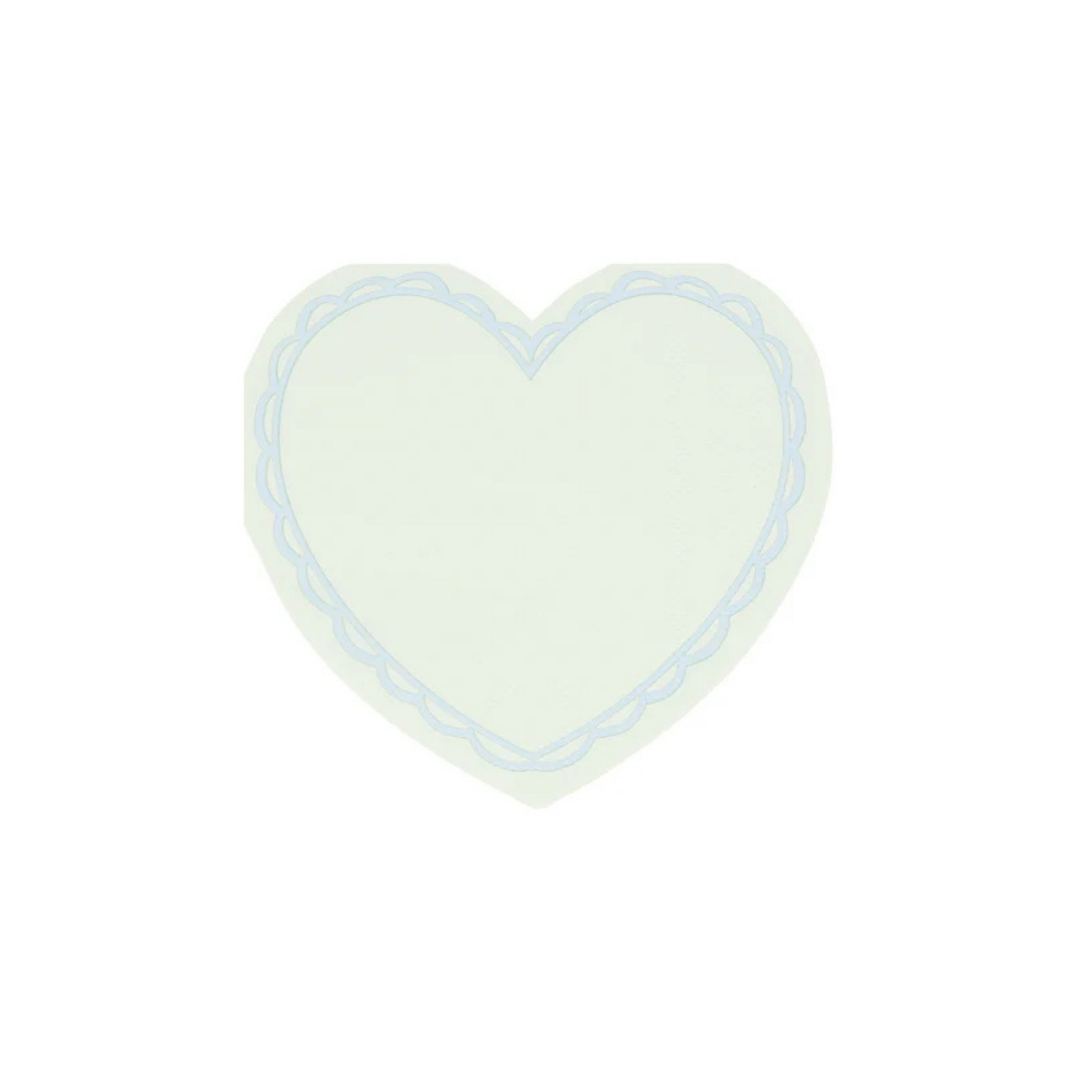 Children's small napkins Pastel heart