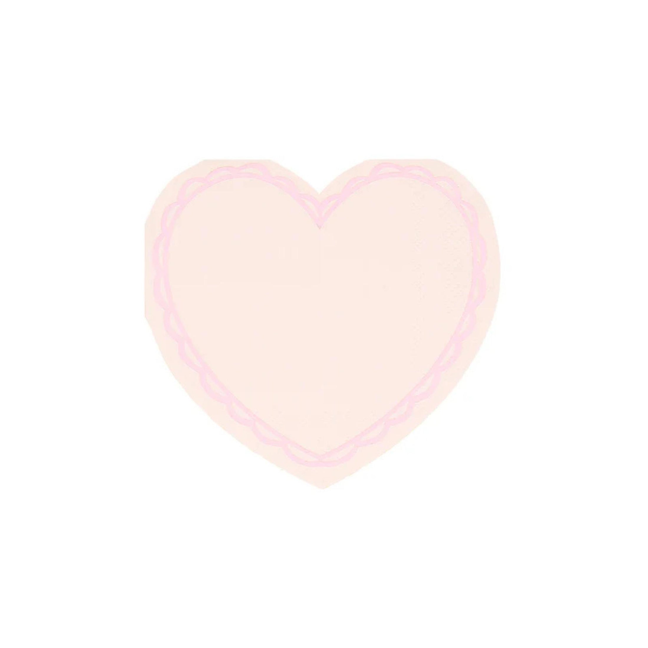 Παιδικές μικρές χαρτοπετσέτες Pastel καρδιά